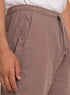 Coffee linen Pant - Khotwh
